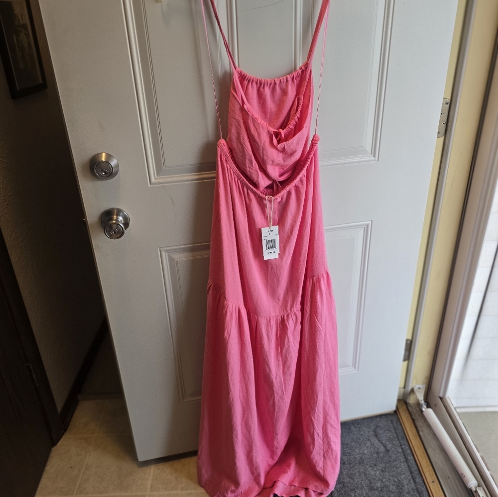 L*Space Pink Midi Dress
